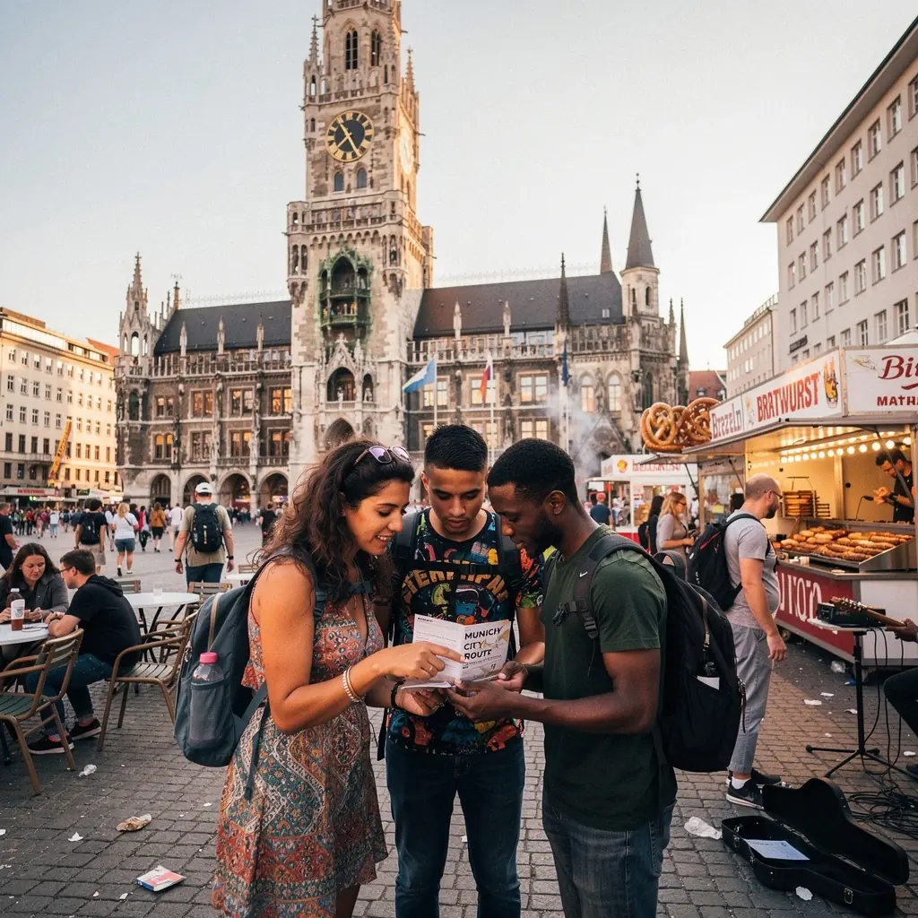 Ein Auto, das eine kurvenreiche Straße entlangfährt, umgeben von grünen Wiesen.